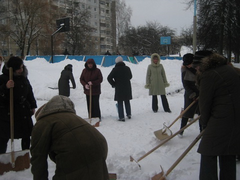 уборка снега уборка снега