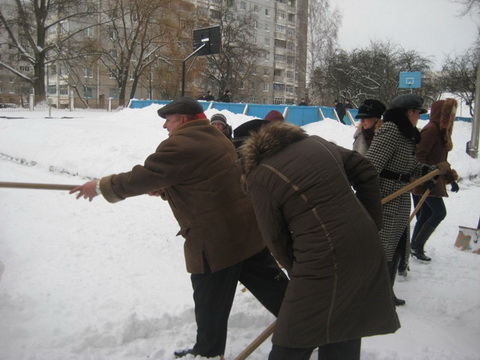 уборка снега уборка снега