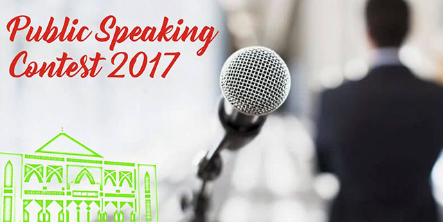 Public speaking contest &mdash; 2017