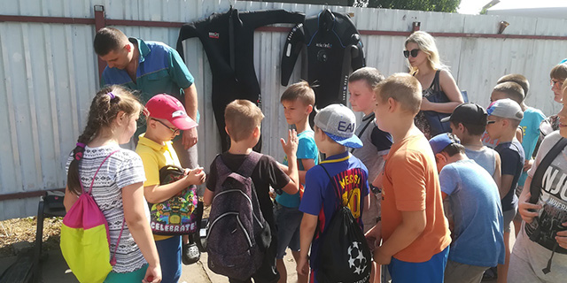 Экскурсия на водолазно-спасательную станцию