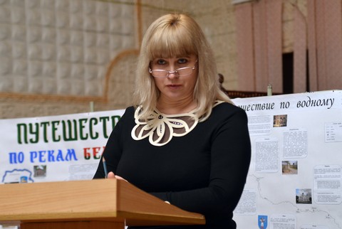 Зам директора Ковалькова выступает